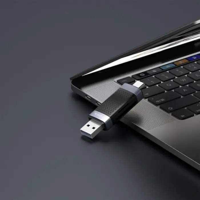 USB Type-C SD TF Micro SD Kart Okuyucu
