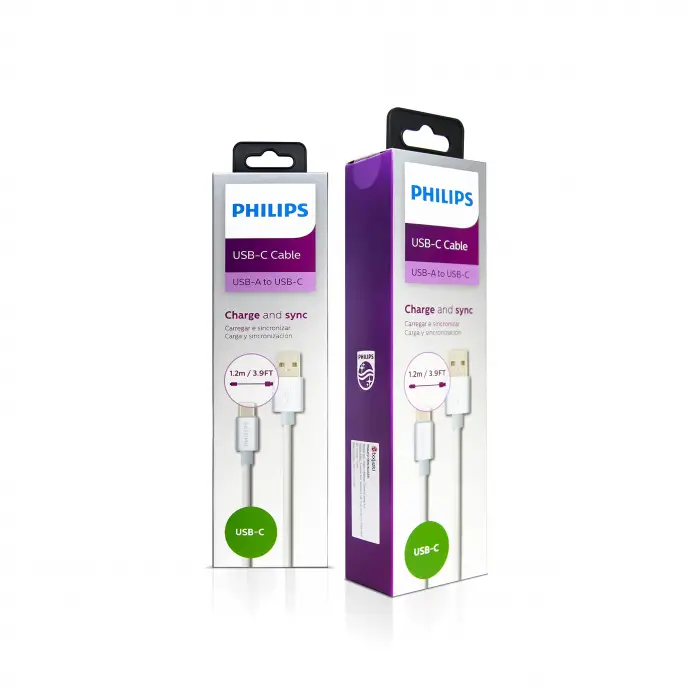 USB - USB C Şarj Kablosu, 1.2 Metre, Deri, Siyah (DLC2528M)