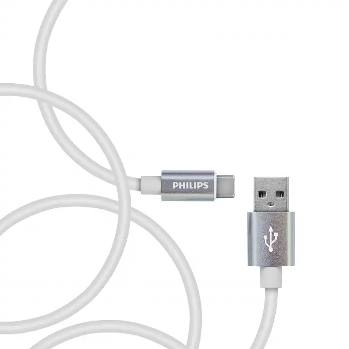 USB - USB C Şarj Kablosu, 1.2 Metre, Deri, Siyah (DLC2528M)
