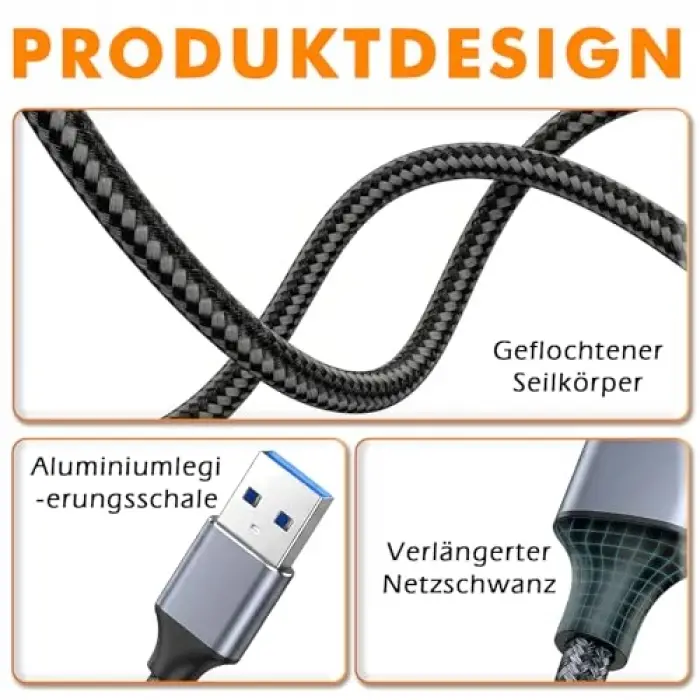 USB2.0 bire üç (şarj + OTG aktarımı) koyu gri