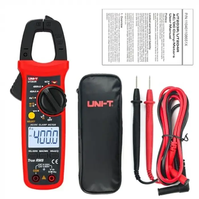 UT-203+ 600V 400A AC/DC Dijtal Pensampermetre