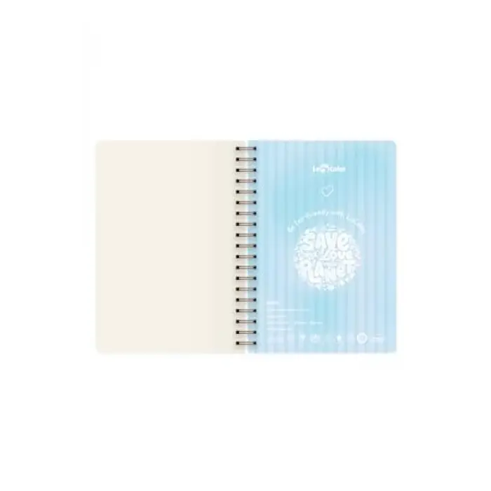 Utopia Spiralli Defter Düz Fil 17x24 cm