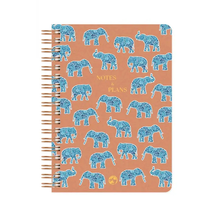Utopia Spiralli Defter Düz Fil 17x24 cm