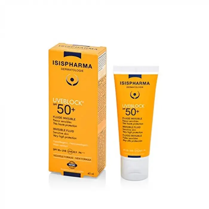 Uveblock Spf50+ Invisible Fluid, Renksiz, 40 ml