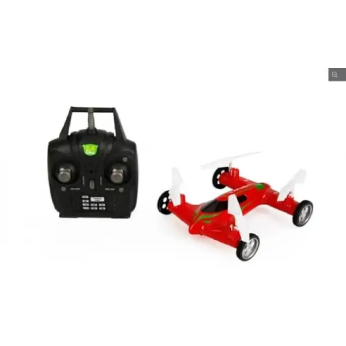 Uzaktan Kumandalı Şarjlı Kırmızı Araba/Quadcopter
