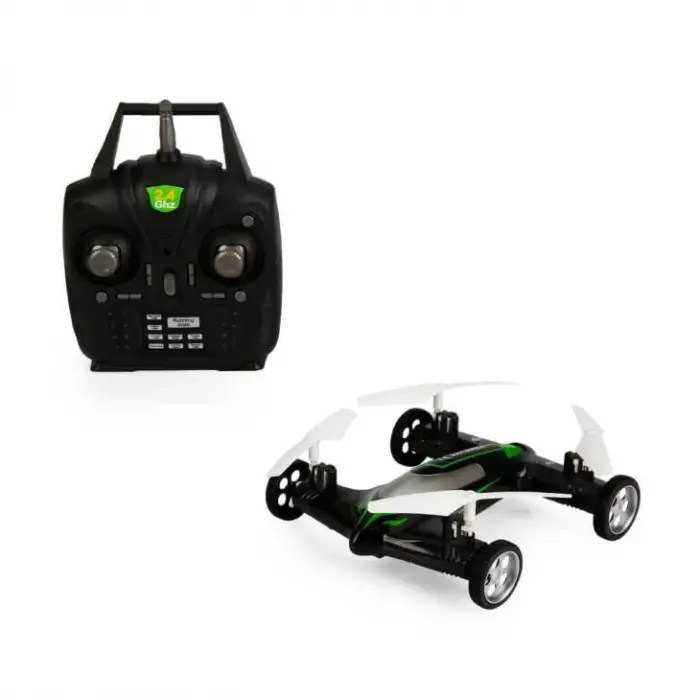 Uzaktan Kumandalı Şarjlı Siyah Araba/Quadcopter