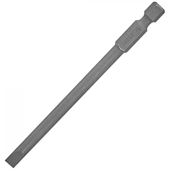 Uzun Düz Uçlu Bits, Gri, 4.5/150 mm