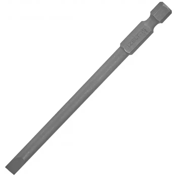 Uzun Düz Uçlu Bits, Gri, 4.5/150 mm