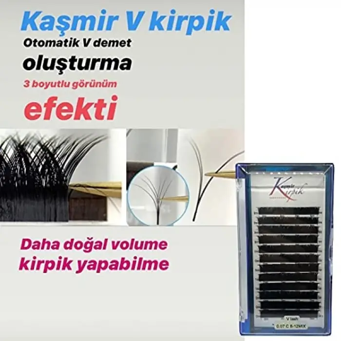 V 0.07 mm C kıvrım 12 numara tek boy kutu