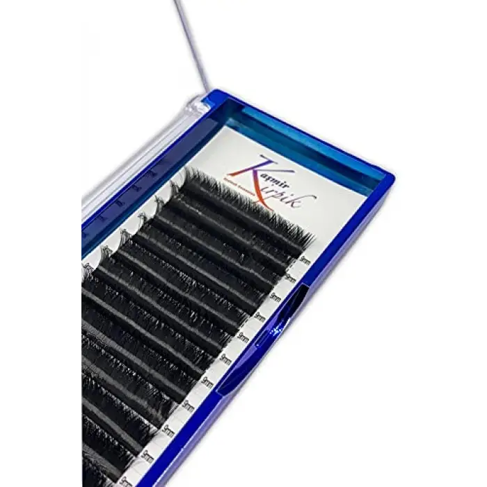 V C kıvrım 0.07mm 9 numara tek boy kirpik