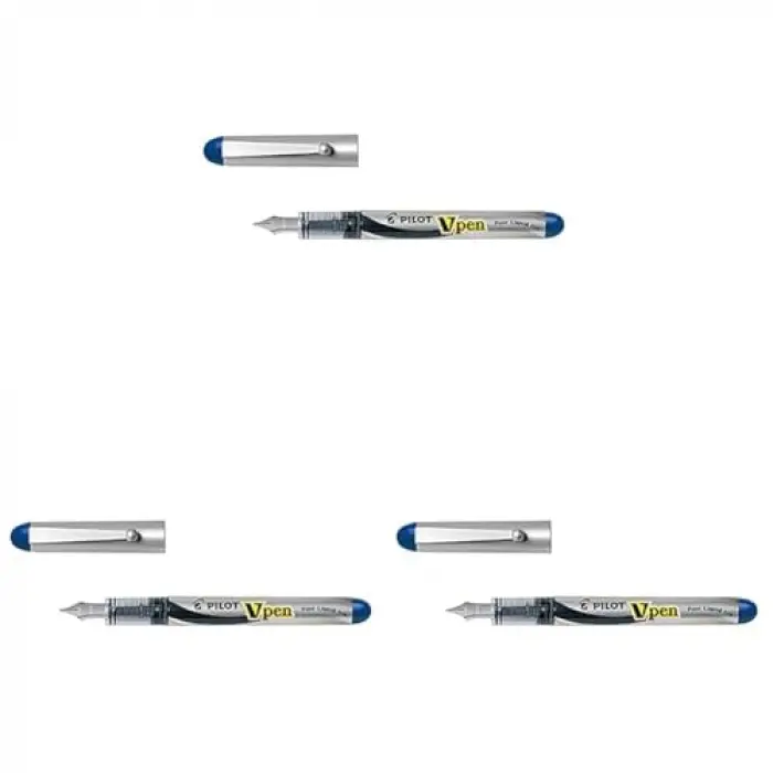 V-Pen Silver - Mavi 3lü set