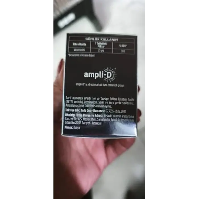 V-Rapid Vit D Takviye Edici Gıda 60 Tablet