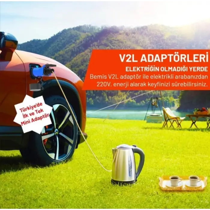 V2L Tek Çıkışlı Adaptör, Hyundai Araçlarla Uyumlu