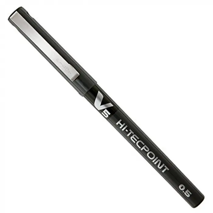 V5 Roller Kalem Hi-Tecpoint Iğne Uç 0.5 Mm Siyah Bx-V5-B
