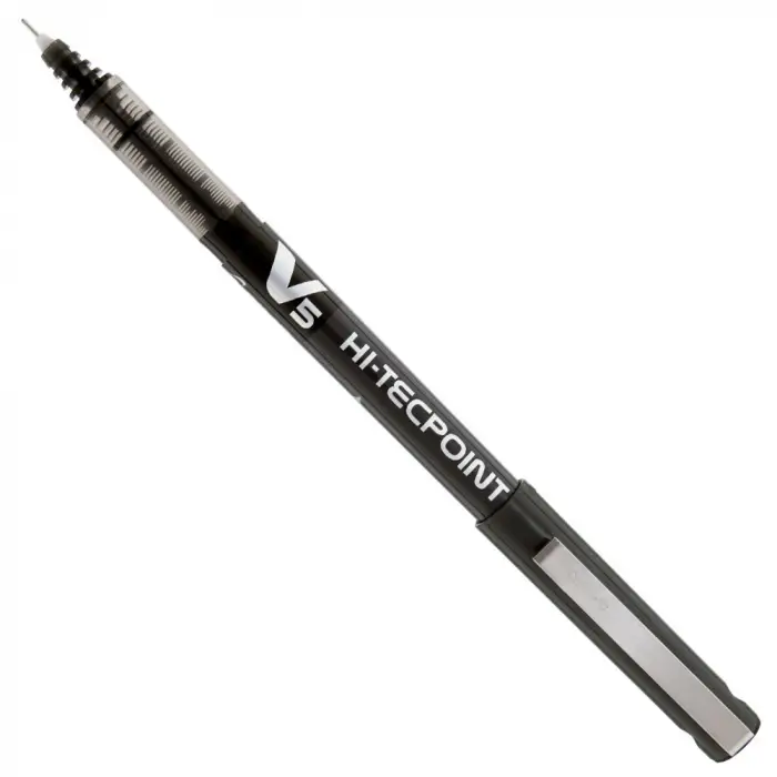 V5 Roller Kalem Hi-Tecpoint Iğne Uç 0.5 Mm Siyah Bx-V5-B