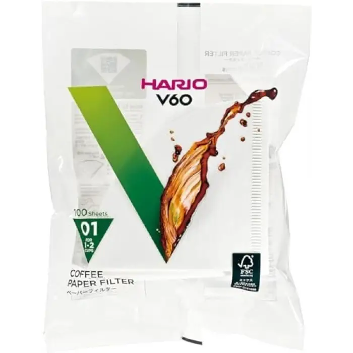 V60 01 Dripper Filtresi (100 adet)