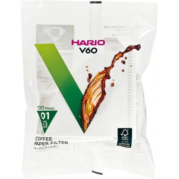 V60 01 Dripper Filtresi (100 adet)