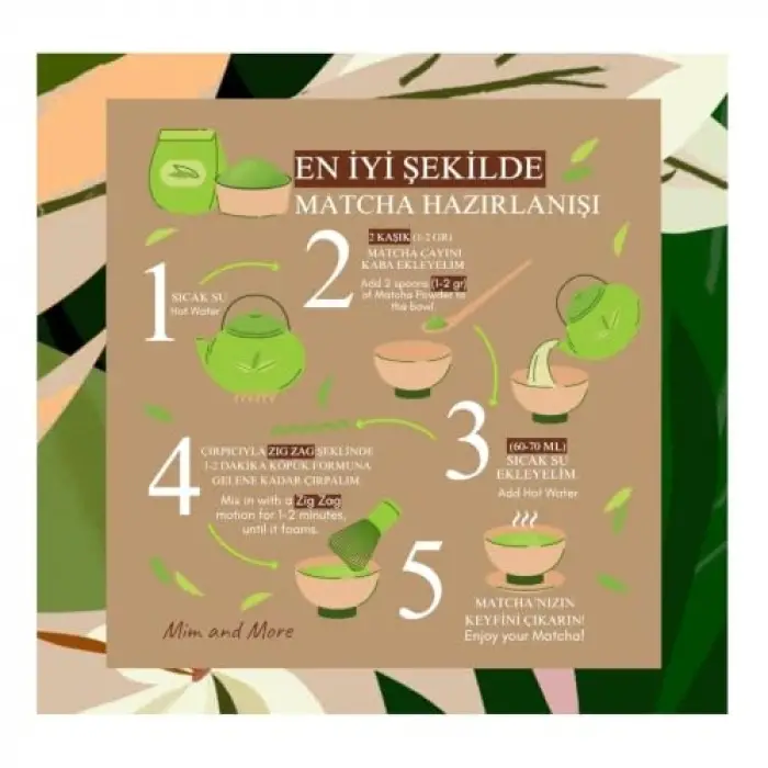 Vanilya Aromalı Matcha 50 g
