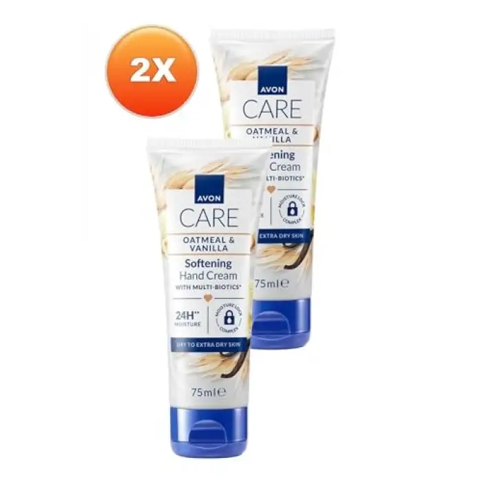 Vanilya İçeren E Vitaminli Kuru Ciltler için El Kremi 75 Ml. İkili Set