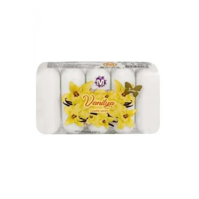 Vanilya katı sabun 5X75 G (1 Adet)