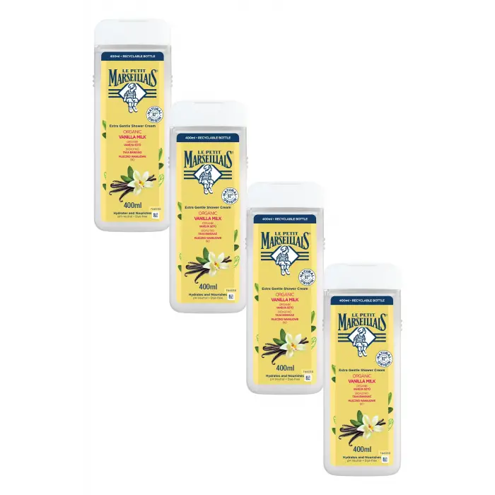Vanilya Sütü Duş Jeli 400 Ml x 4 adet
