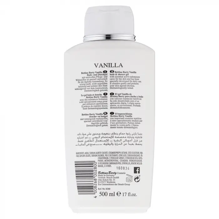 Vanilyalı Banyo Duş Jeli, 500 Ml