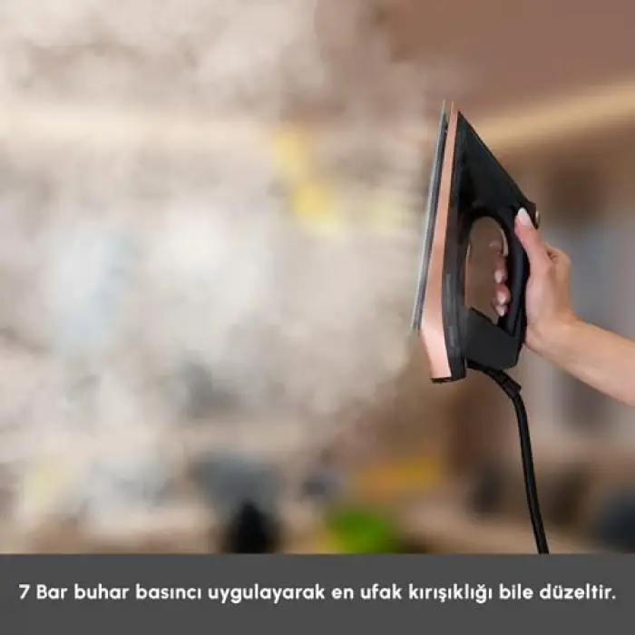 Vantuz Steammaster Buhar Kazanlı Ütü Black Rose