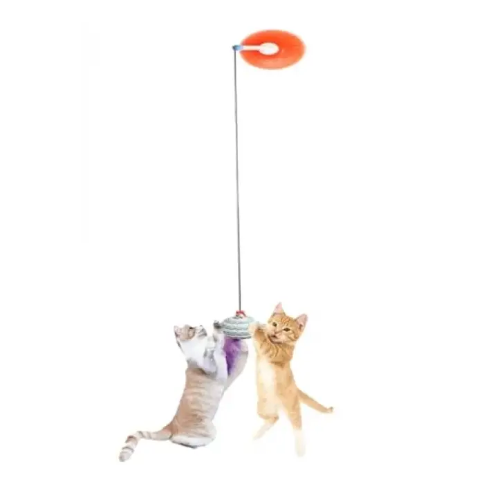Vantuzlu kedi oltası oyuncağı