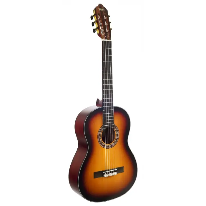 VC304ASB Klasik Gitar; Scale 4/4, Antik Sunburst Mat, Kapak
