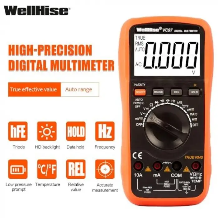 VC97 Dijital Multimetre Avometre TRUE RMS