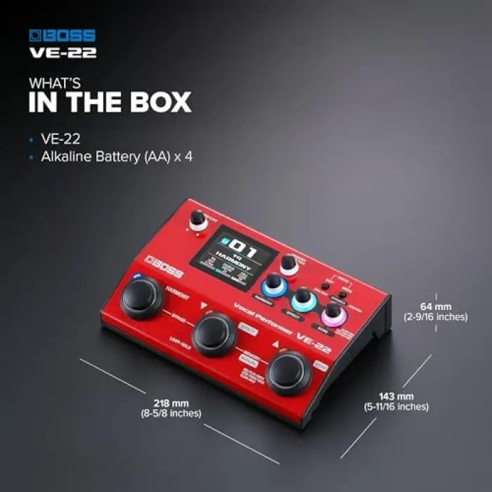 ve-22 Vokal Performans Pedalı