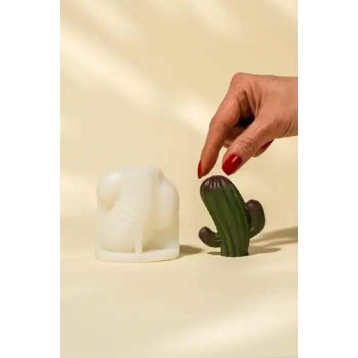 Vega Kaktüs Silikon Mum Kalıbı