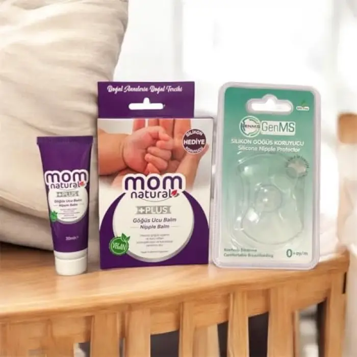 Vegan Göğüs Ucu Balmı 30 ml, Silikon Koruyucu Hediyeli