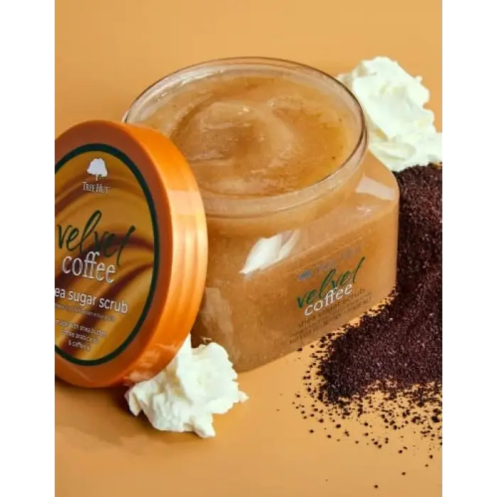 Velvet Coffee Shea Sugar Scrub Vücut Peelingi 510GR
