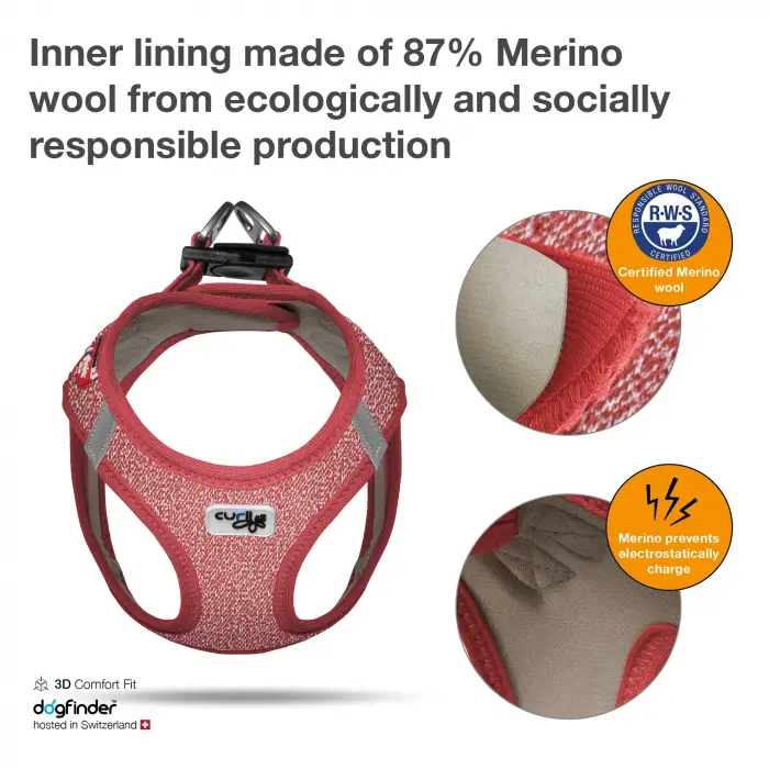 Vest Harness Merıno Red 3XS