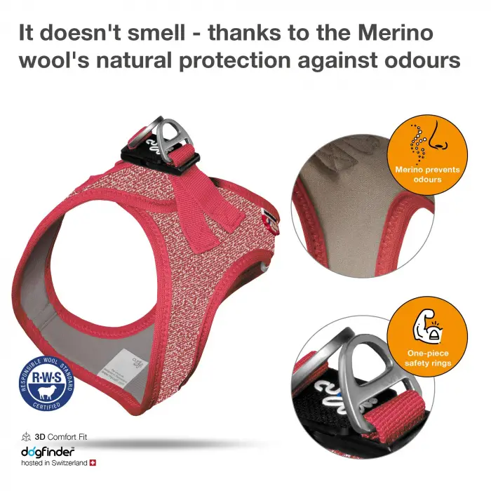 Vest Harness Merıno Red 3XS