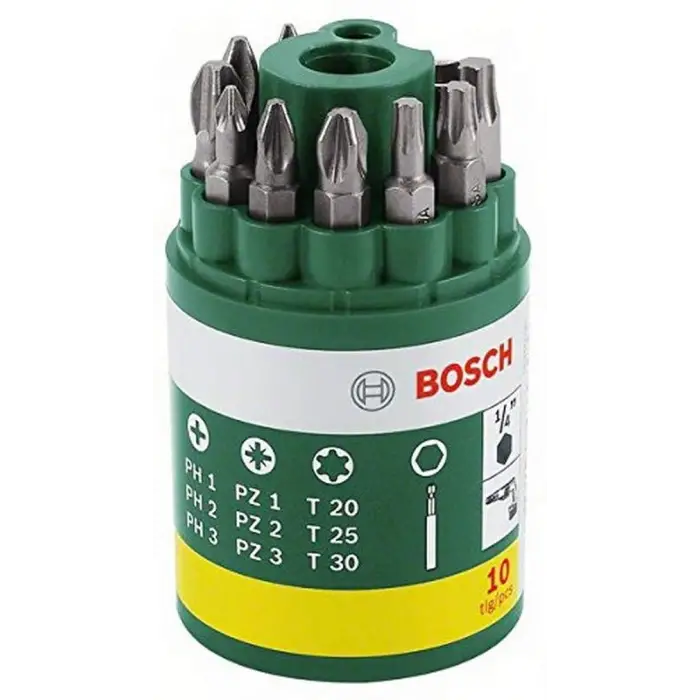 Vidalama Ucu Seti, Yeşil, 10 Adet