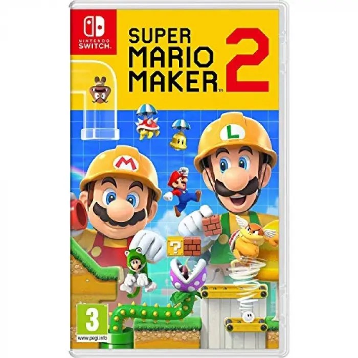 Video Oyunu Super Mario Maker 2 Switch (CDMedia Garantili)