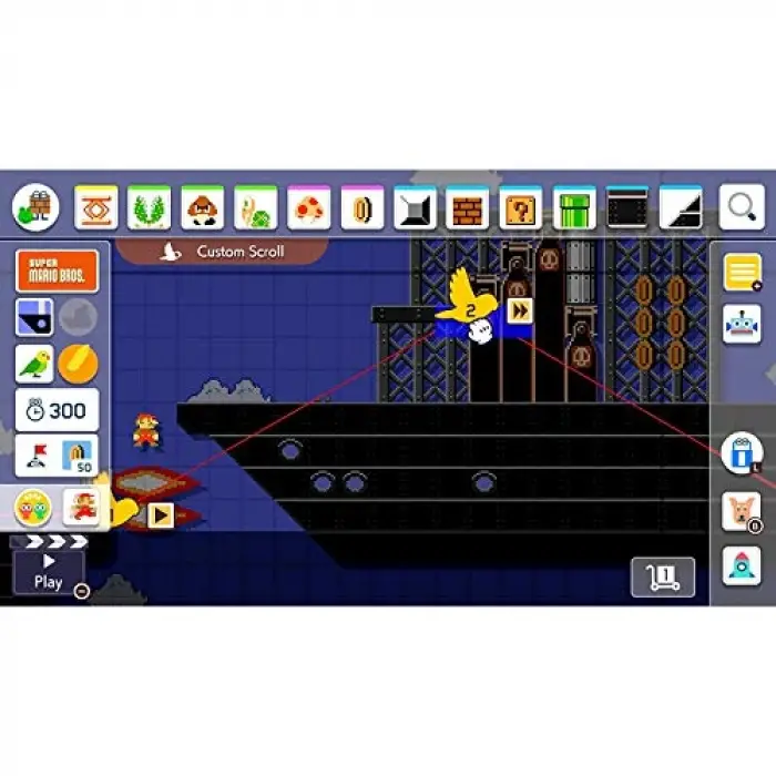 Video Oyunu Super Mario Maker 2 Switch (CDMedia Garantili)