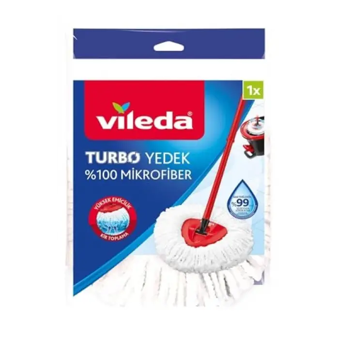 Vileda Turbo Classic Üçgen Mikrofiber Yedek Paspas- V.VLD.021