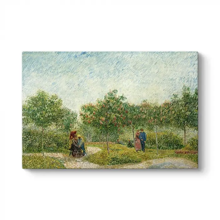 Vincent Van Gogh - Courting Couples Tablosu 60 x 40