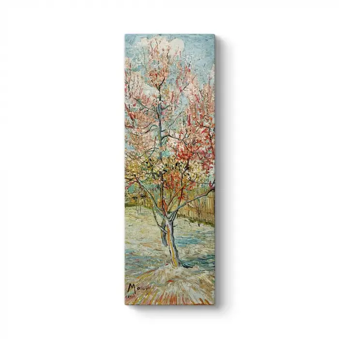 Vincent Van Gogh - Pembe Şeftali Ağaçları Tablosu 60 x 180