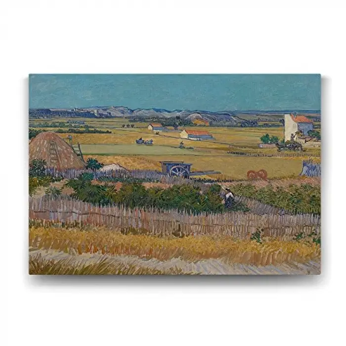 Vincent Van Gogh The Harvest Tablosu - 60x40 cm