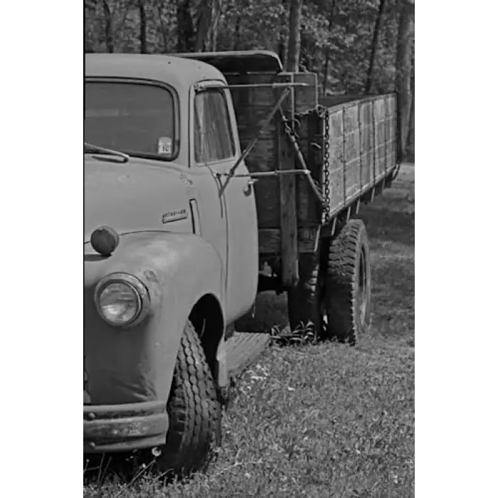 Vintage B&W Chevy Truck
