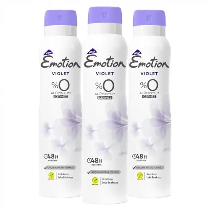 Violet Kadın Deodorant 3X150 Ml