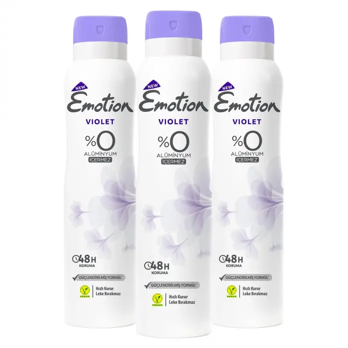 Violet Kadın Deodorant 3X150 Ml