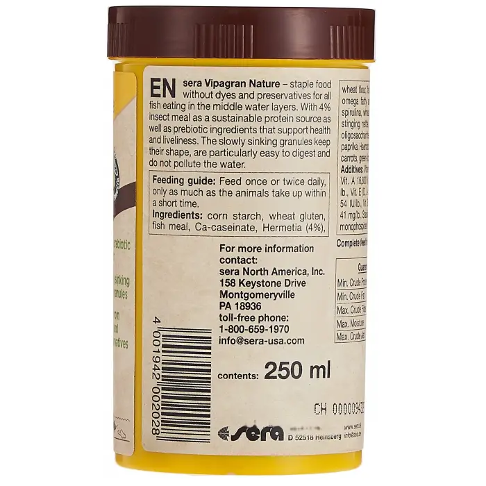 Vipagran Balık Yemi 250 ml, 80 g
