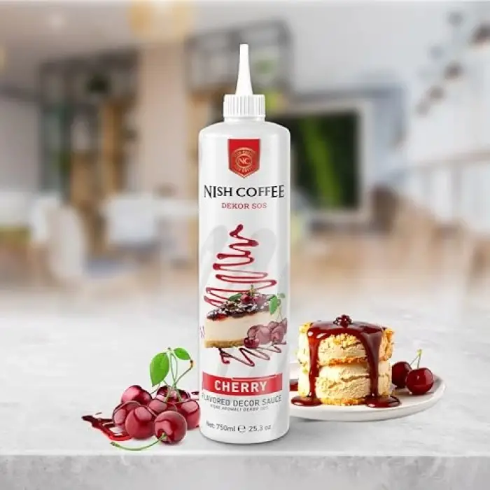 Vişne aromalı dekor sos 750 g