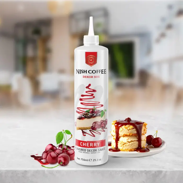 Vişne aromalı dekor sos 750 g