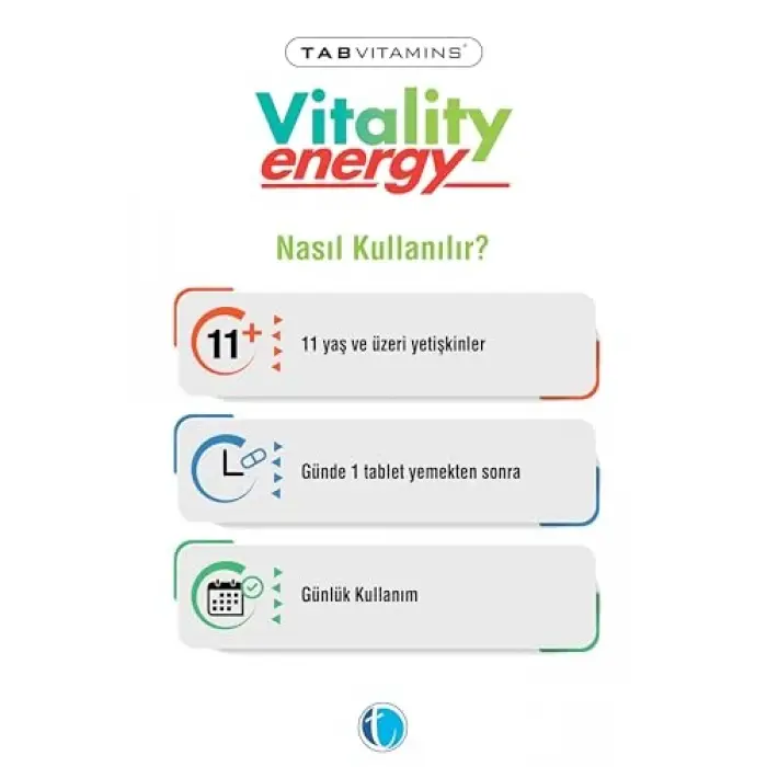 Vitality Energy 30 Tablet Multivitamin Multimineral